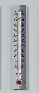 Thermometer mit Metallskala
