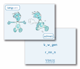 Sprachlernkarten „Vinus erforscht die Welt – Thema Luft“