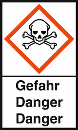 GHS-Warnetiketten Totenkopf – Gefahr
