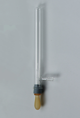 Gasentwicklungs-Reagenzglas mit Stopfen und Pipette