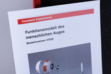 Cover der Anleitung zum Experimentierkoffer Funktionsmodell Menschliches Auge