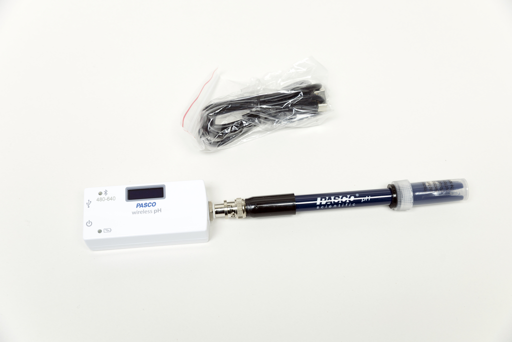 Smart pH-Sensor (0-14) mit OLED-Display, Bluetooth & USB-C. 